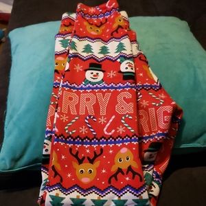 Adorable Christmas themed fleece-lined leggings
